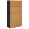 vidaXL Libreria Rovere Nero 60 x 30 x 76.5 cm Legno multistrato
