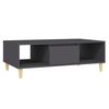 vidaXL Tavolino da Salotto Grigio 103,5x60x35 cm in Legno Multistrato