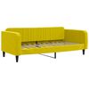 vidaXL Divano Letto Estraibile con Cassetti Giallo 90x200cm in Velluto