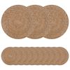 vidaXL Tovagliette in erba di mare 50 pz Naturale 100% Erba marina