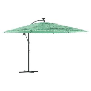 vidaXL Ombrellone Giardino con Palo in Acciaio Verde 290x290x238 cm