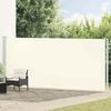vidaXL Tenda da Sole Laterale Retrattile per Patio 180x600 cm Crema
