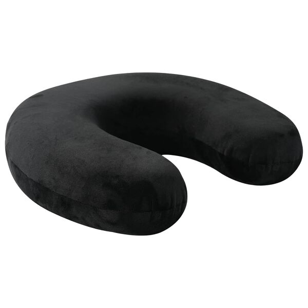 vidaXL Cuscino con cuscino Nero 27 x 27 x 8 cm Velluto