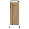 vidaXL Carrello da Cucina Rovere artigianale 70 x 30 x 82 cm