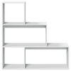 vidaXL Libreria Divisorio 3 Ripiani Bianca 123x29x123 cm in Truciolato