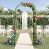 vidaXL Arco da Giardino con blocco Verde 102 x 50 x 218 cm
