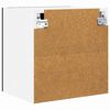 vidaXL Armadio pensile con porta 2 pcs Rovere Nero 40 x 31 x 40 cm