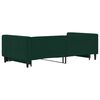 vidaXL Divano Letto con Letto Estraibile Verde Scuro 100x200cm Velluto