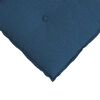 vidaXL Cuscino per Schiena Blu 120 x 19 x 50 cm Tessuto