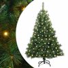 vidaXL Albero di Natale artificiale con 150 LED Verde 120 cm PE e PVC