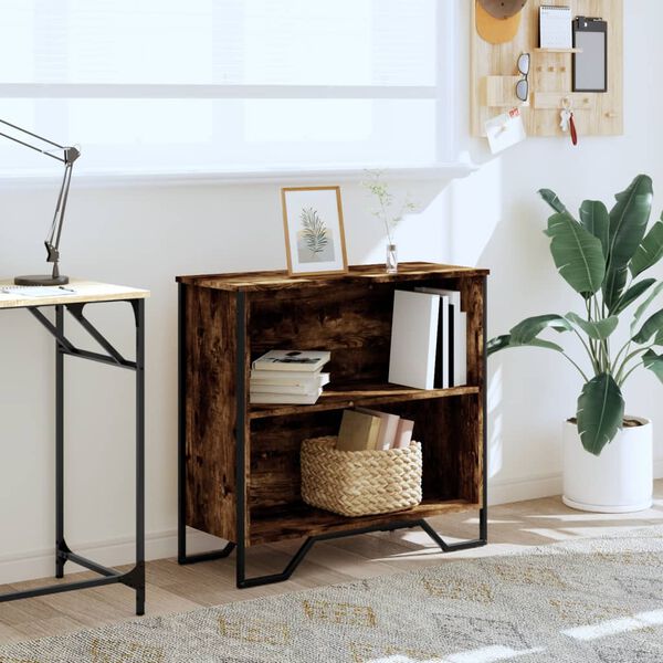 vidaXL Libreria Rovere Fumo 80x31x74,5 cm in Truciolato