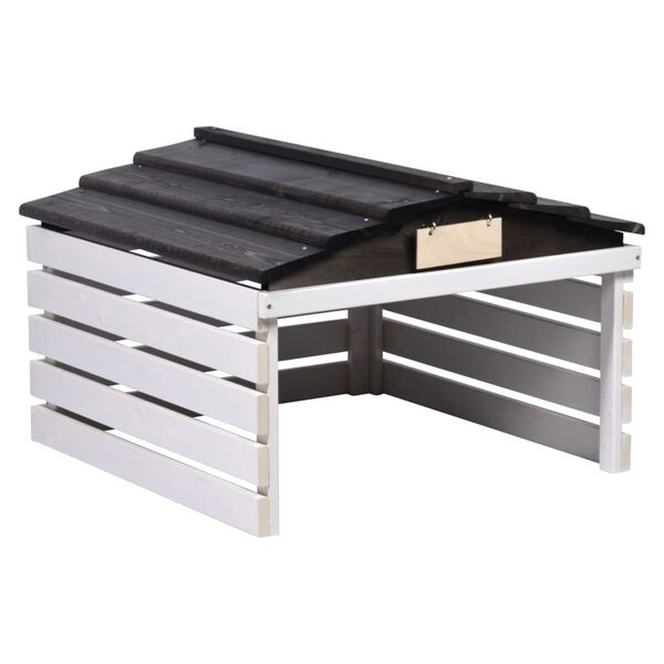 dobar Casetta per Robot Tosaerba Nera e Bianca