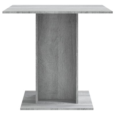 vidaXL Tavolo da Pranzo grigio sonoma 80x80x75 cm in Legno Multistrato