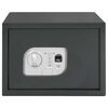 vidaXL Cassetta di sicurezza digitale Grigio scuro 35 x 25 x 25 cm