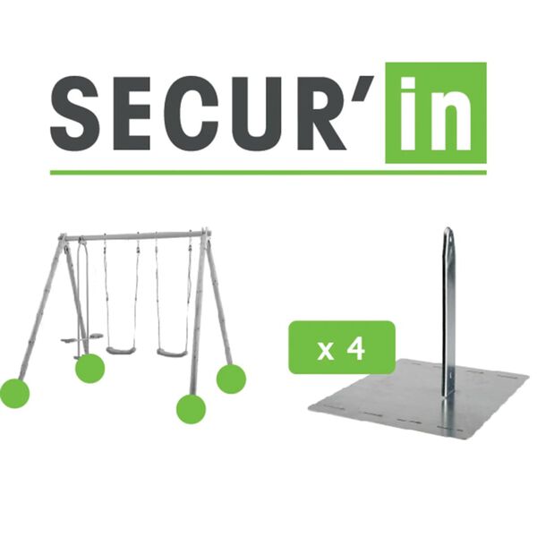TRIGANO Kit di Ancoraggio per Altalena Secur'in J-900590