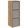 vidaXL Credenza con cassetto Rovere artigianale 30,5 x 27 x 84,5 cm