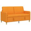 vidaXL Divano con Storage Giallo Scuro 152 x 78 x 87 cm Poliestere