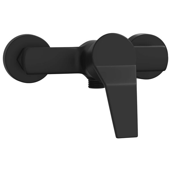 vidaXL Miscelatore Doccia Nero G 1 / 2 pollici Ottone