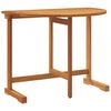 vidaXL Tavolo da Balcone Pieghevole 90x60x72 cm Legno Massello Acacia