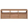 vidaXL Mobile Porta TV in Teak con Finitura Naturale 120x30x40cm