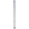 vidaXL Colonna d'Acqua da Giardino 60 cm Acciaio Inox Quadrato