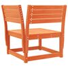 vidaXL Set Divani da Giardino 5 pz Marrone Cera Legno Massello Pino