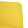 vidaXL Divano Sedia con Braccioli Giallo Chiaro 53 cm in Tessuto