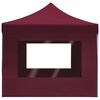 vidaXL Gazebo Professionale Pieghevole Alluminio Pareti 4,5x3m Rosso