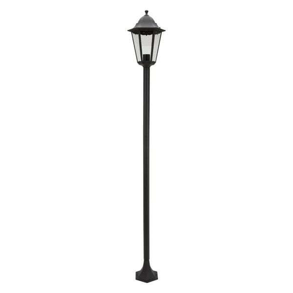 Smartwares Lampione da Giardino 60 W Nero 175 cm CLAS5000.035