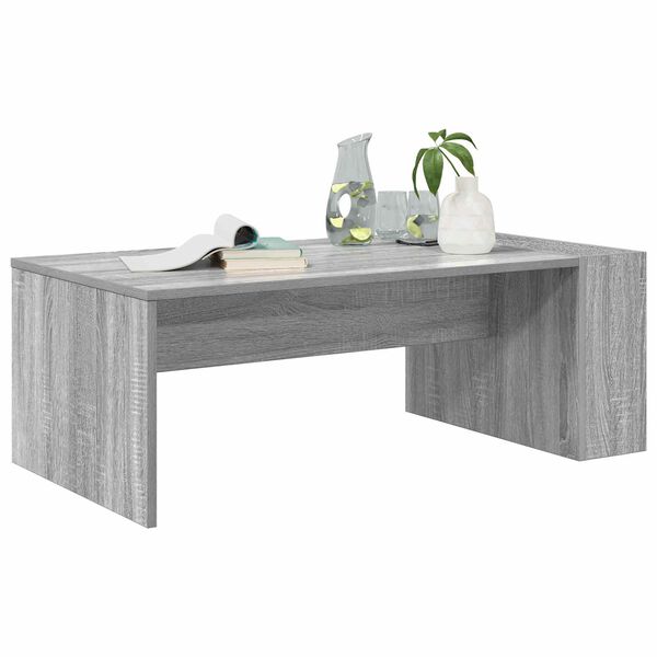 vidaXL Tavolino da salotto Grigio Sonoma 95 x 50 x 34 cm
