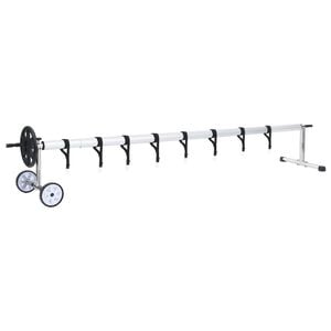 vidaXL Rullo di Copertura per Piscina con Base in Acciaio Inox