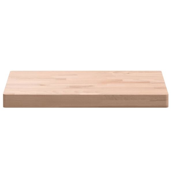 vidaXL Tagliere 50x35x4 cm in Legno Massello di Faggio