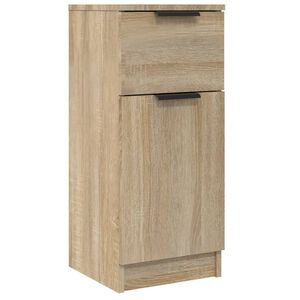 vidaXL Credenza Rovere Sonoma 30x30x70 cm in Legno Multistrato