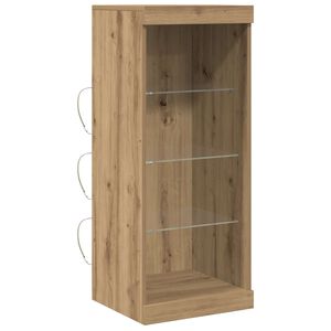 vidaXL Madia LED Rovere artigianale 41 x 37 x 100 cm
