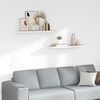 vidaXL Scaffali a Parete 2 pz Rovere e Bianco 90x23,5x3,8 cm in MDF