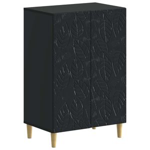 vidaXL Mobile per scarpe DELFT 59,5 x 39,5 x 90 cm Nero