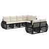 vidaXL Set Divano da Giardino 7 pz 7-Numero di posti