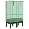 vidaXL Letto Rialzato con Copertura Serra Effetto Rattan 80x40x140 cm