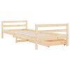 vidaXL Giroletto Bambini con Cassetti 90x200 cm Legno Massello di Pino