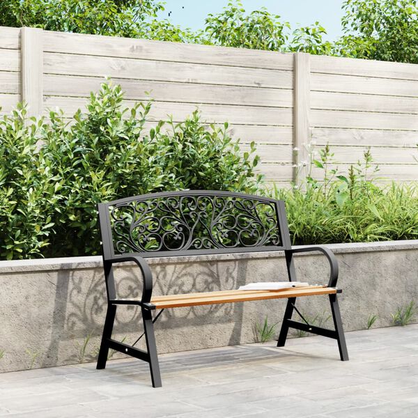 vidaXL Panchina da Giardino 120 cm in Legno