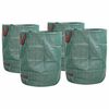 vidaXL Sacchi per Rifiuti da Giardino 4 pcs Verde 66 x 66 x 83,5 cm
