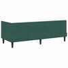 vidaXL Cornice del letto ad angolo Verde Scuro 80 cm x 200 cm Velluto