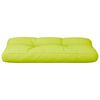 vidaXL Cuscino per Pallet Verde Brillante 80x40x12 cm in Tessuto