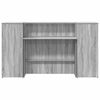 vidaXL Banco Reception Grigio Sonoma 180x50x103,5 cm Legno Multistrato