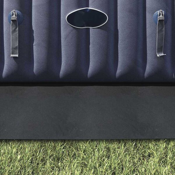 vidaXL Telo Piscina Grigio Chiaro 300x220 cm Geotessile Poliestere