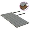 vidaXL Listoni Decking WPC con Accessori Marroni e Grigi 10 m² 2,2 m