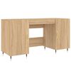 vidaXL Scrivania Rovere Sonoma 140x50x75 cm in Legno Multistrato