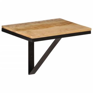 vidaXL Mensola da Parete 40x30x32 cm in Legno Massello Mango e Ferro