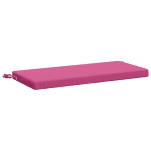 vidaXL Cuscino per panchina SOEST 100% Poliestere Rosa 60 x 40 x 5 cm