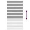 vidaXL Tenda a rullo oscurante zebra 50x100 cm grigia